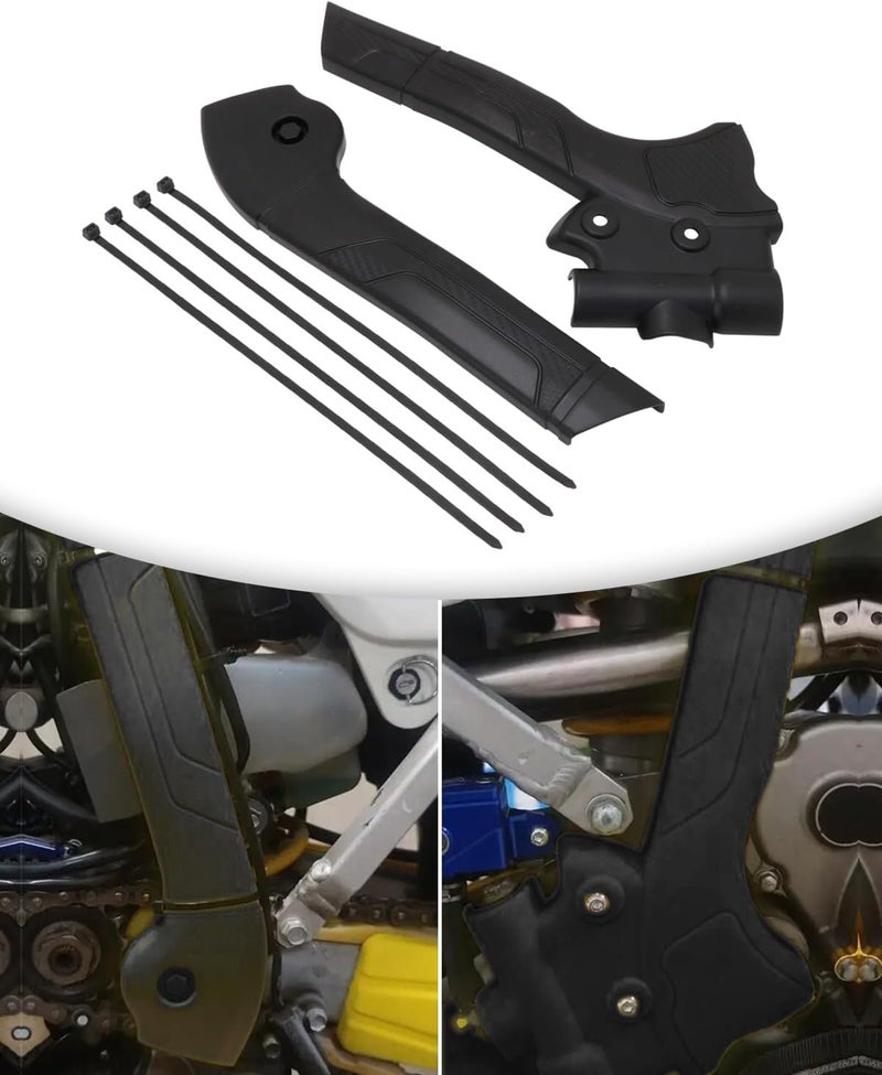 NACORE Motorcycle Frame Guards Protection For DRZ400 DRZ400S DRZ400SM Dirt Bike, BLACK - Image 1